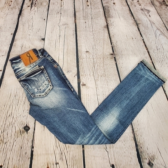 ROCK Revival Mid Rise Skinny Denim Jeans sz. 24 - Picture 9 of 11